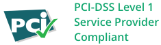 PCI-DSS Level 1 Service Provider Compliant